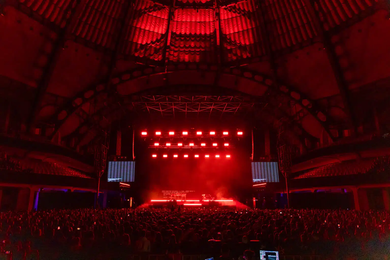 Konzertbühne in der Festhalle Frankfurt